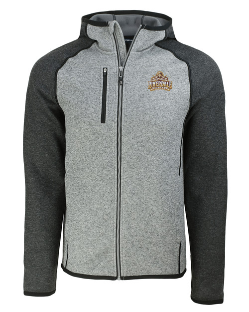 Riverdale High School 91���� Mainsail Full Zip Hooded Mens Jacket POCH_MANN_HG 1