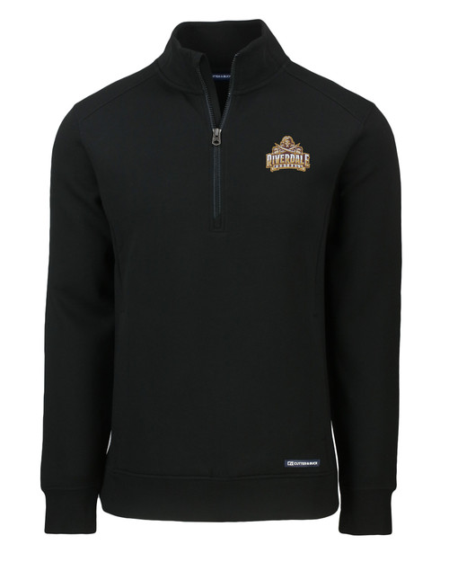 Riverdale High School Cutter & Buck Roam Eco Recycled Quarter Zip Mens Pullover BL_MANN_HG 1