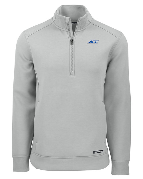 ACC Conference Cutter & Buck Roam Eco Recycled Quarter Zip Mens Pullover SLI_MANN_HG 