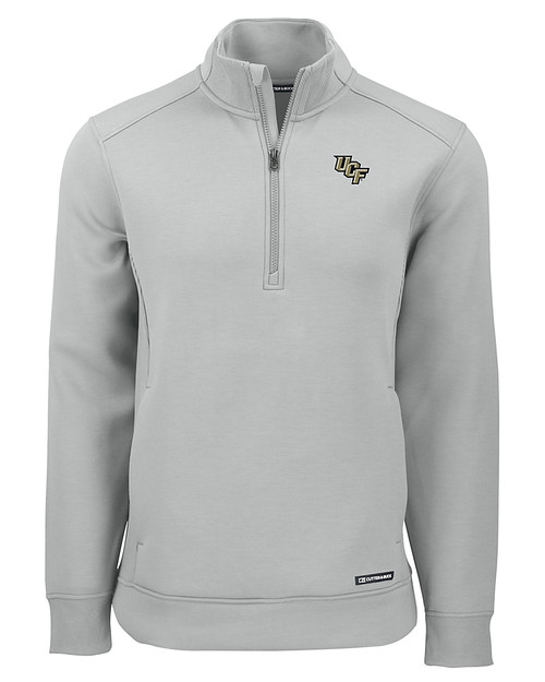 UCF Knights - Cutter & Buck Roam Eco Recycled Quarter Zip Mens Pullover SLI_MANN_HG 