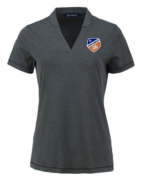 FC Cincinnati Cutter & Buck Forge Heathered Stretch Womens Blade Top DBLH_MANN_HG 1