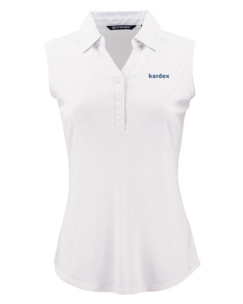 Kardex - 91���� Forge Eco Stretch Recycled Womens Sleeveless Polo WH_MANN_HG 1