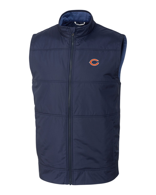 Chicago Bears Big & Tall Stealth Full Zip Vest 1