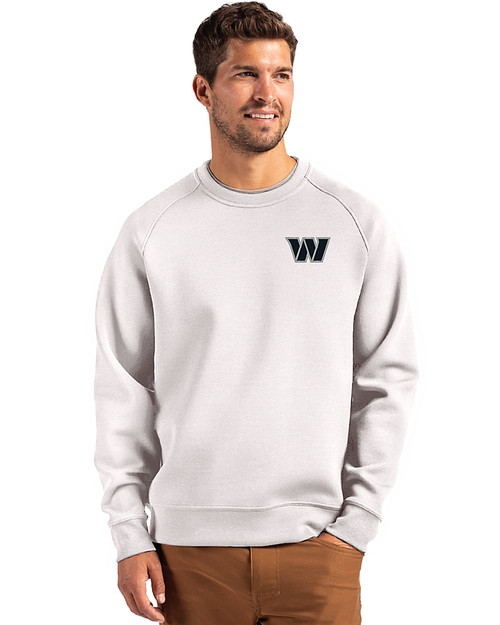 Washington Commanders Mono Cutter & Buck Roam Recycled Crew Neck Mens Pullover SLI_PRO_HG 