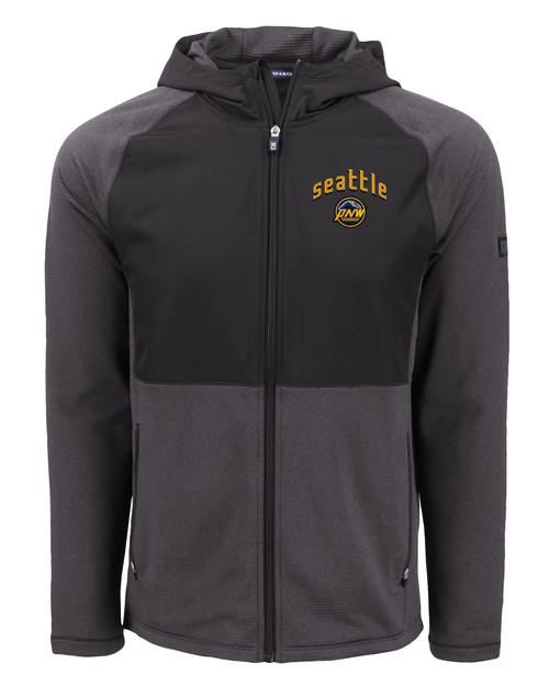 Seattle Mariners City Connect Cutter & Buck Peshastin Fleece Recycled Mens Hybrid Jacket BLH_MANN_HG 1