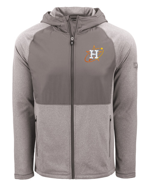 Houston Astros City Connect Cutter & Buck Peshastin Fleece Recycled Mens Hybrid Jacket EGH_MANN_HG 1