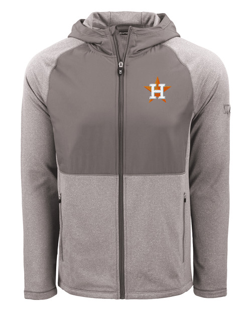 Houston Astros Cutter & Buck Peshastin Fleece Recycled Mens Hybrid Jacket EGH_MANN_HG 1
