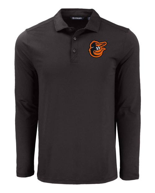 Baltimore Orioles Cutter & Buck Coastline Epic Comfort Eco Recycled Mens Long Sleeve Polo BL_MANN_HG 1