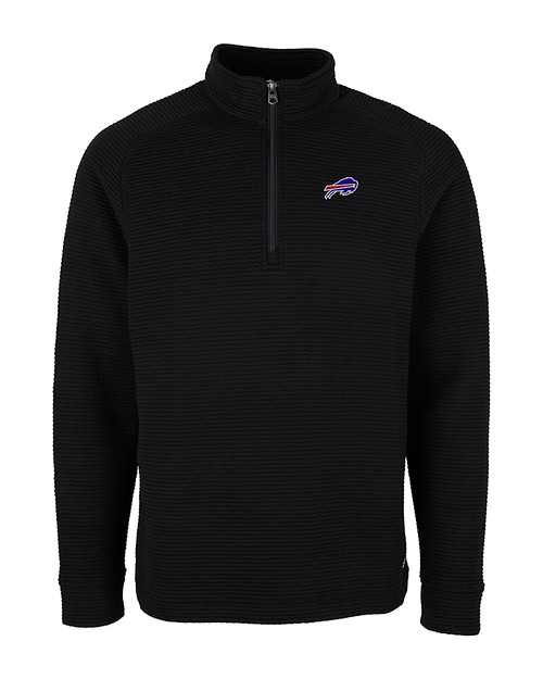 Buffalo Bills Cutter & Buck Big & Tall Coastal Half-Zip Black Mannequin