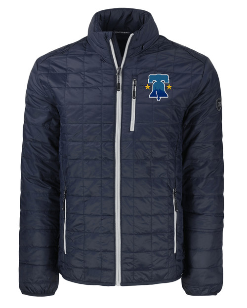 Philadelphia Phillies City Connect Cutter & Buck Rainier PrimaLoft®  Mens Big and Tall Eco Insulated Puffer Jacket DNSV_MANN_HG 1