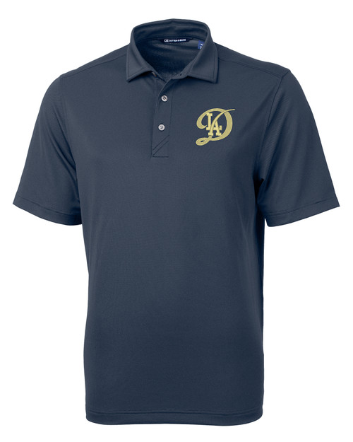 Los Angeles Dodgers City Connect- Cutter & Buck Virtue Eco Pique Recycled Mens Polo NVBU_MANN_HG 1