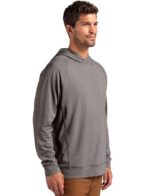 Louisville Cardinals Alumni Cutter & Buck Adapt Knit Recycled Mens Heathered Hooded Pullover BLH_PROS_HG 