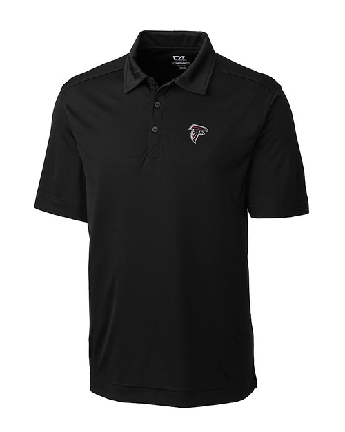 Atlanta Falcons Cutter & Buck Northgate CB DryTec Short Sleeve Mens Polo Black Mannequin