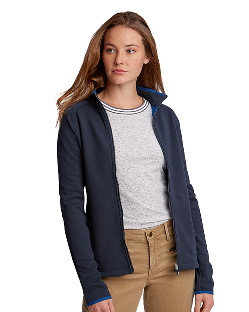 Cutter & Buck Womens Discovery Windblock Jacket Admiral Front