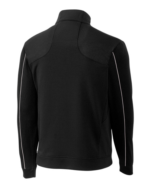Oklahoma State Cowboys Cutter & Buck Big & Tall DryTec Edge Half Zip Black Mannequin Back