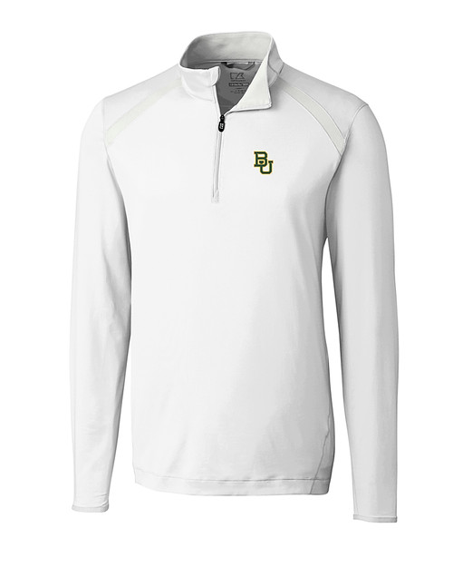 Baylor Bears Cutter & Buck Williams Half Zip White Mannequin