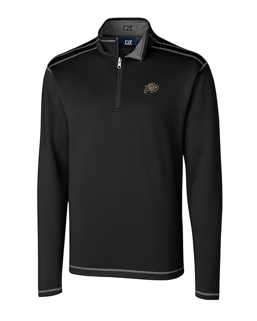 Colorado Buffaloes Cutter & Buck Evergreen Reversible Mens Overknit Black Mannequin