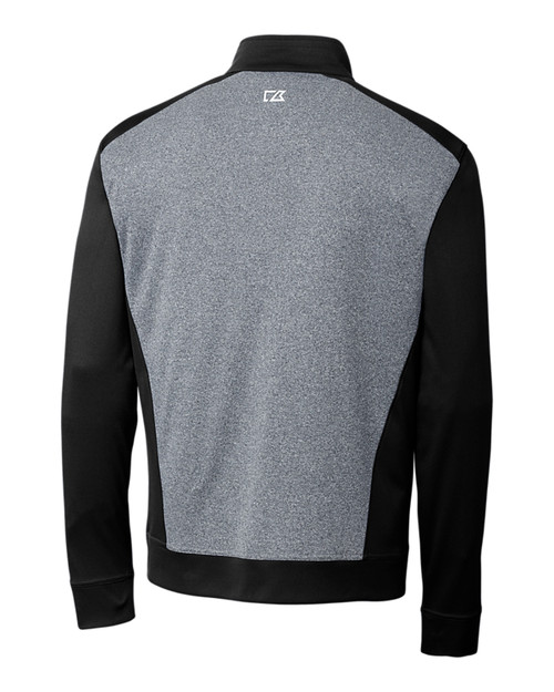 Ohio State Buckeyes- Cutter & Buck Big & Tall Replay Half Zip Black Mannequin Back