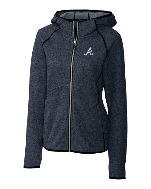 Atlanta Braves Ladies' Mainsail Hooded Jacket LNH_MANN_HG 1