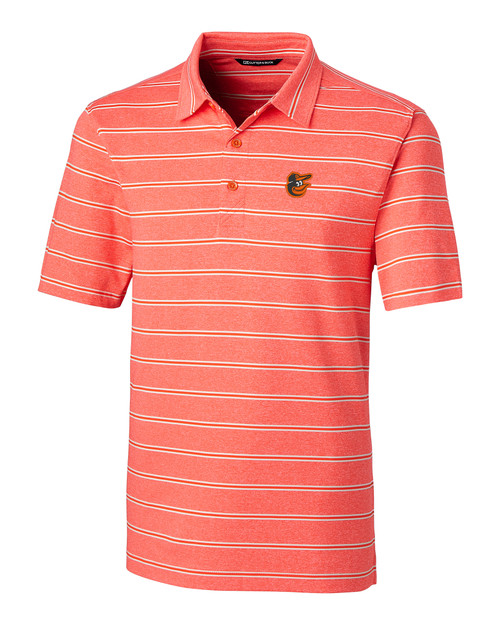 Baltimore Orioles Forge Polo Heather Stripe CLO_MANN_HG 1