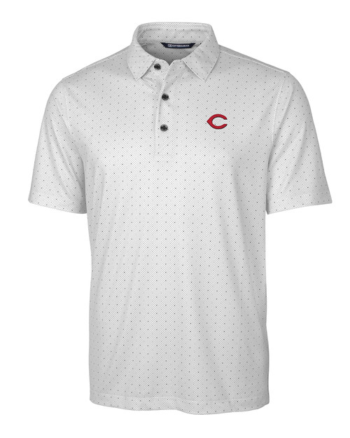 Cincinnati Reds Pike Polo Double Dot Print CC_MANN_HG 1