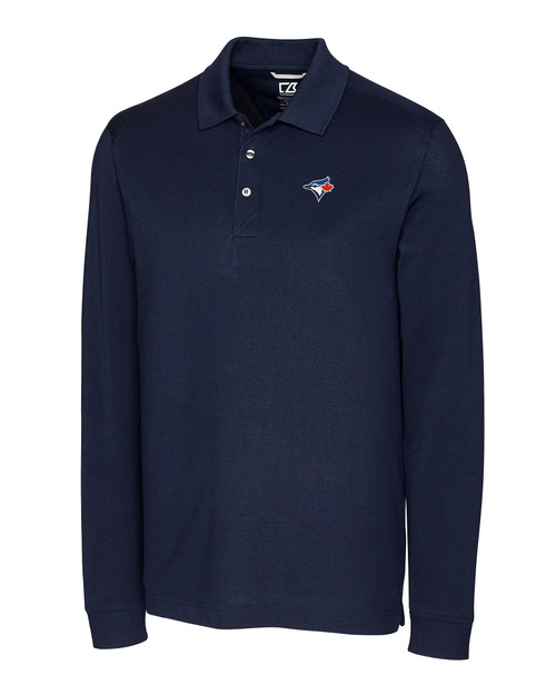 Toronto Blue Jays Advantage Long-Sleeve Polo LYN_MANN_HG 1