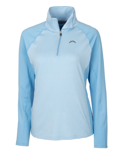 Los Angeles Chargers Ladies' Forge Tonal Stripe Half-Zip ALS_MANN_HG 1