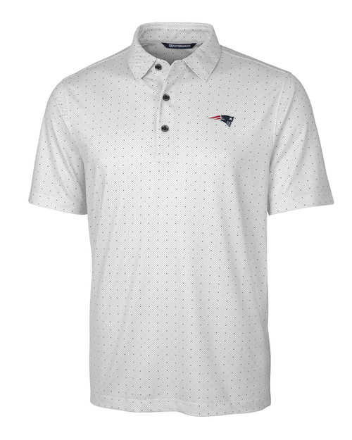 New England Patriots Big & Tall Pike Polo Double Dot Print CC_MANN_HG 1