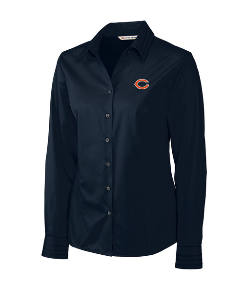 Chicago Bears Ladies' Epic Easy Care Fine Twill Shirt NVBU_MANN_HG 1