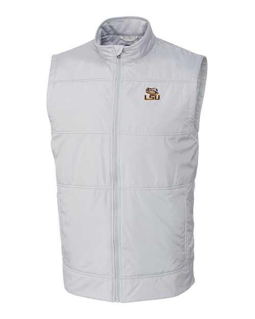 LSU Tigers Big & Tall Stealth Full-Zip Vest POL_MANN_HG 1