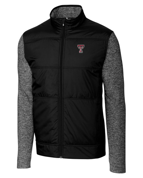 Texas Tech Red Raiders Big & Tall Stealth Full-Zip BL_MANN_HG 1