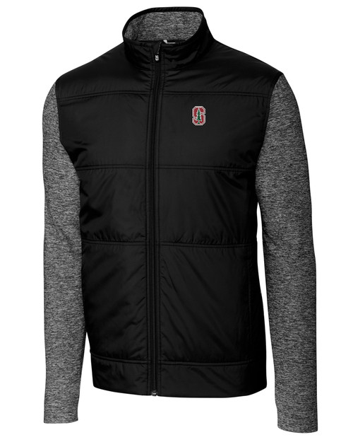 Stanford Cardinal  Big & Tall Stealth Full-Zip BL_MANN_HG 1