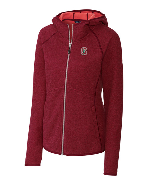 Stanford Cardinal  Ladies' Mainsail Hooded Jacket CRH_MANN_HG 1