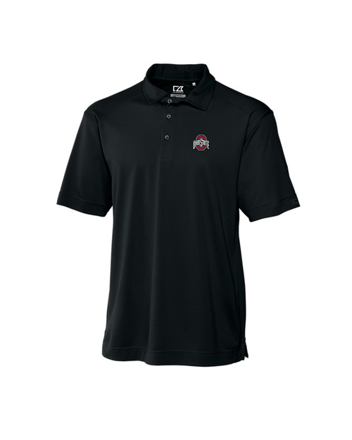 Ohio State Buckeyes - Cutter & Buck Genre Textured Solid Mens Polo BL_MANN_HG 