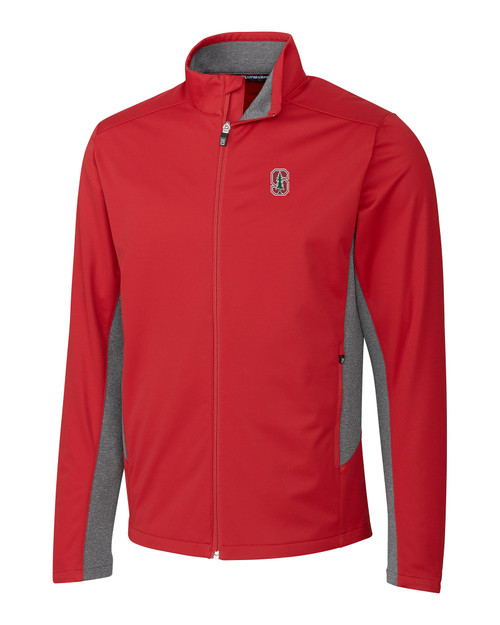 Stanford Cardinal  Navigate Softshell Jacket CDR_MANN_HG 1