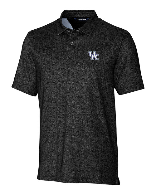 Kentucky Wildcats Cutter & Buck Pike Micro Floral Print Stretch Mens Polo BL_MANN_HG 
