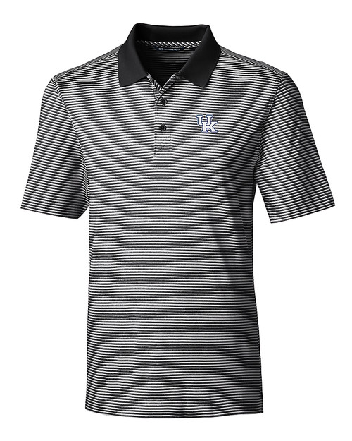 Kentucky Wildcats Cutter & Buck Forge Tonal Stripe Stretch Mens Big and Tall Polo BL_MANN_HG 