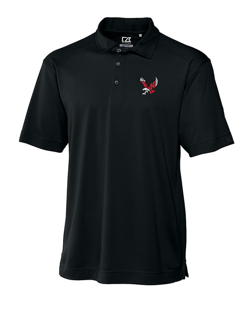 Eastern Washington Eagles Cutter & Buck Genre Textured Solid Mens Polo BL_MANN_HG 