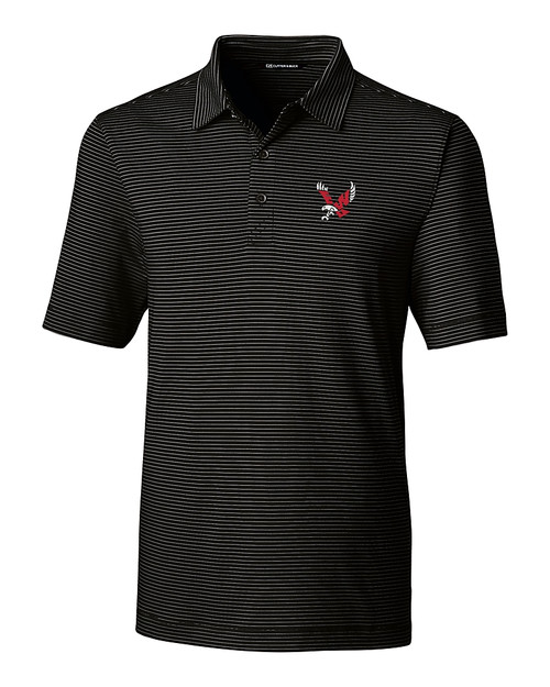 Eastern Washington Eagles Cutter & Buck Forge Pencil Stripe Stretch Mens Big and Tall Polo BL_MANN_HG 