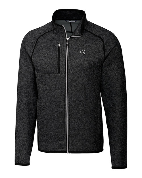 Seton Hall Pirates Cutter & Buck Mainsail Sweater-Knit Mens Big and Tall Full Zip Jacket CCH_MANN_HG 