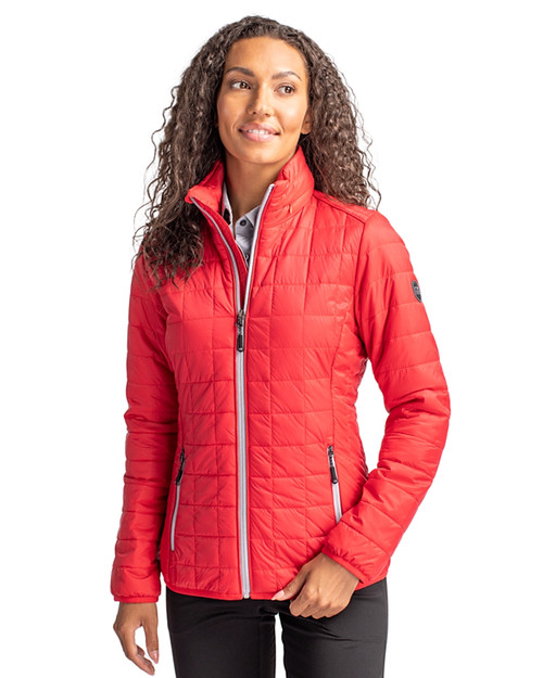 Boston Red Sox Cutter & Buck Charter Eco Recycled Full-Zip Jacket - Red