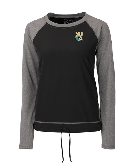 Xavier Gold Rush Cutter & Buck Response Lightweight Hybrid Womens Pullover Windbreaker BL_MANN_HG 