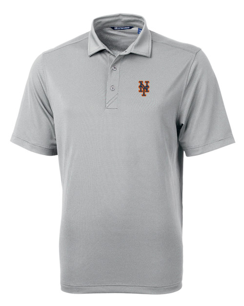 New York Mets Cutter & Buck Virtue Eco Pique Recycled Mens Polo POL_MANN_HG 1