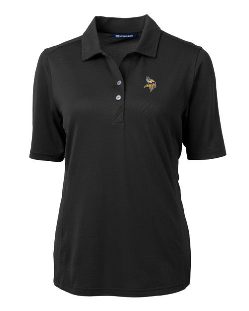 Minnesota Vikings Cutter & Buck Virtue Eco Pique Recycled Womens Polo BL_MANN_HG 1