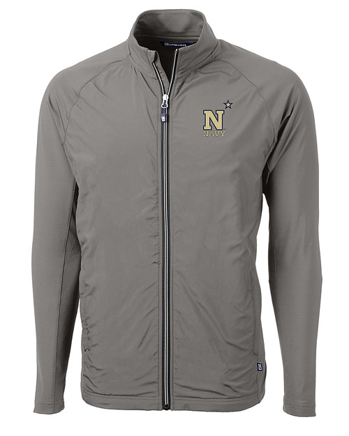 Navy Midshipmen Cutter & Buck Adapt Eco Knit Hybrid Recycled