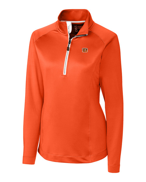 Cincinnati Bengals CBUK Womens Jackson Half Zip Overknit CLO_MANN_HG 1