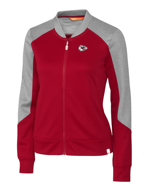 Kansas City Chiefs CBUK Ladies' Pop Fly Full Zip CDR_MANN_HG 1