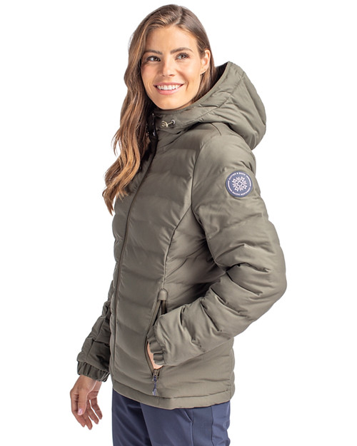 Cutter & Buck Mission Ridge Repreve® Eco Insulated Womens Puffer Jacket ...