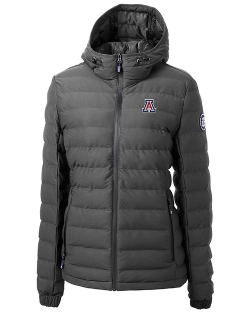 Arizona Wildcats Cutter & Buck Mission Ridge Repreve® Eco Insulated Womens Puffer Jacket EG_MANN_HG 