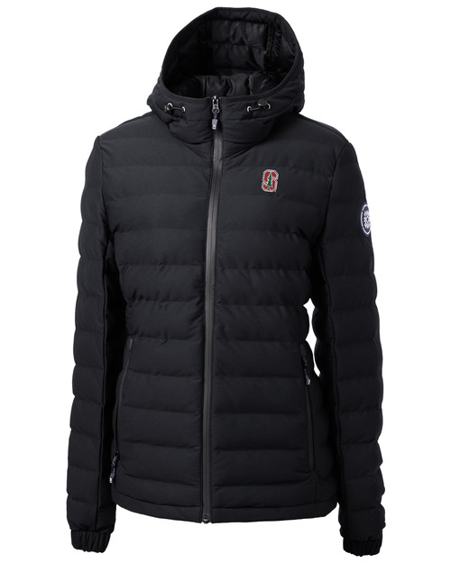 Stanford Cardinal  Cutter & Buck Mission Ridge Repreve® Eco Insulated Womens Puffer Jacket BL_MANN_HG 1